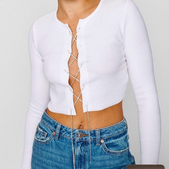 GARAGE RHINESTONE TOP - Picture 1 of 3